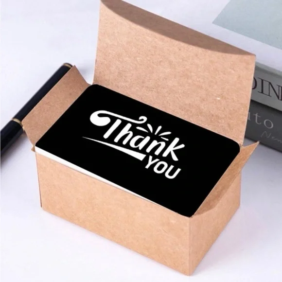 50 Thank You Multi 6 Designs Insert Cards - Picture 7 of 7